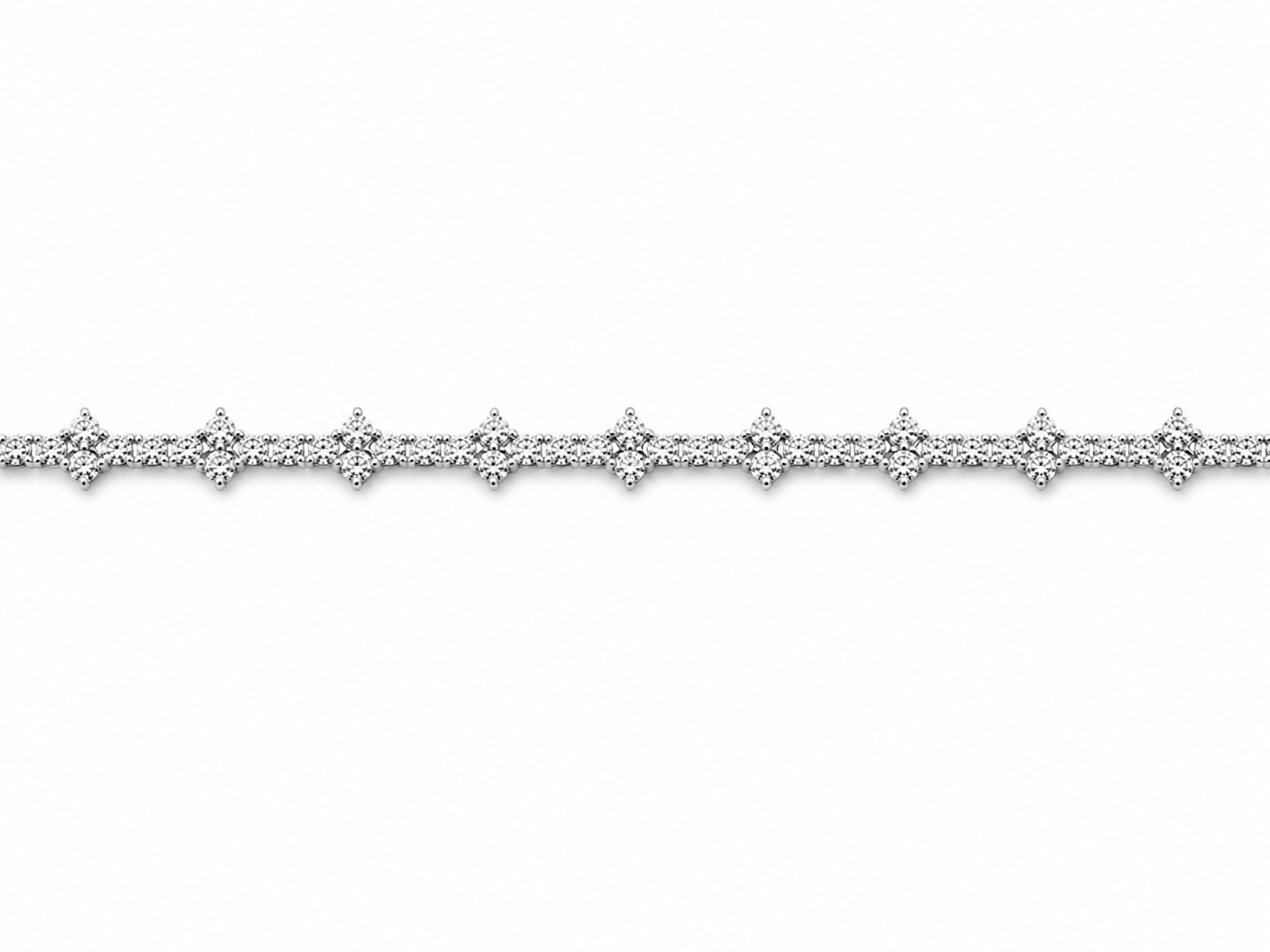 Moissanite Crown Bracelet