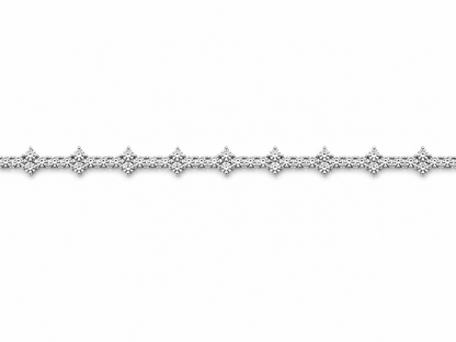 Moissanite Crown Bracelet