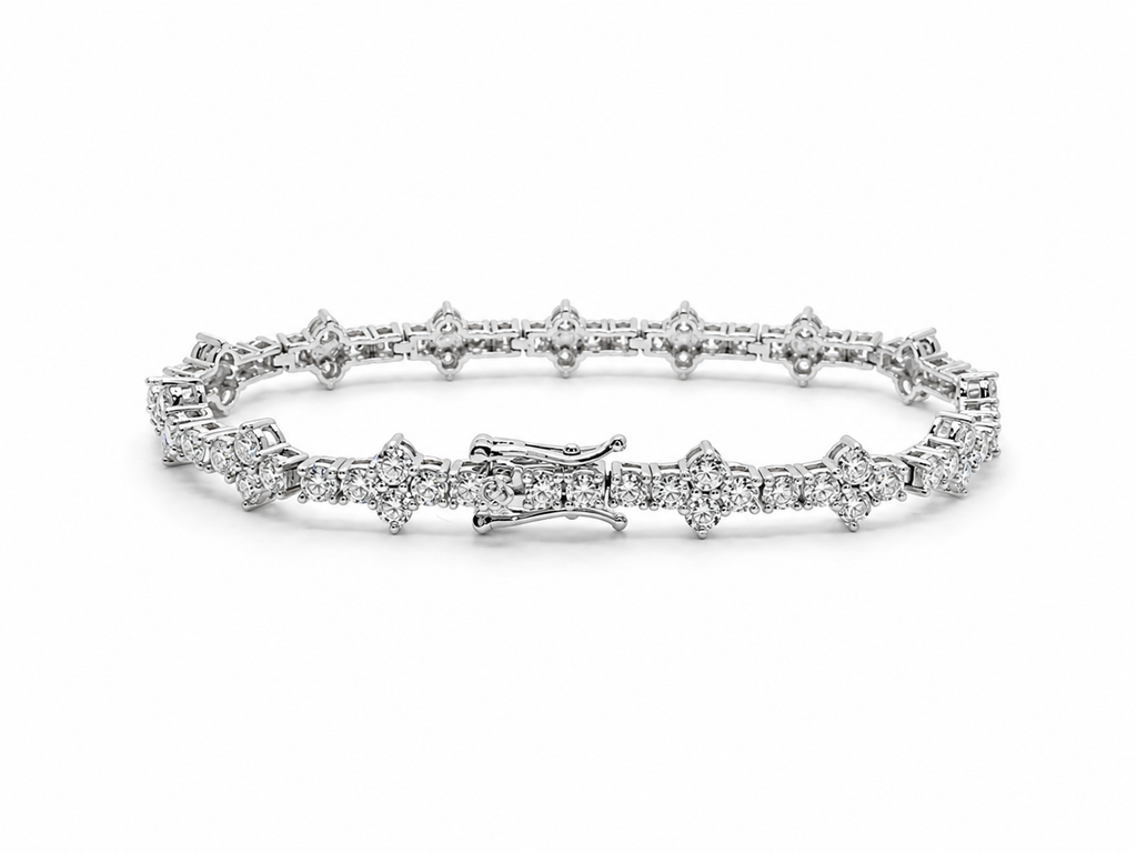 Moissanite Crown Bracelet