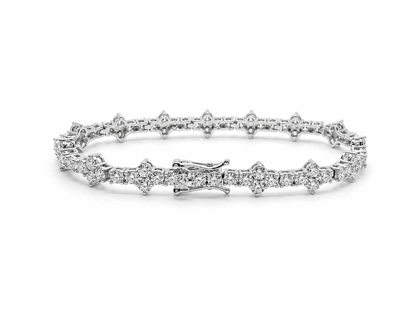Moissanite Crown Bracelet