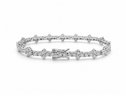 Moissanite Crown Bracelet