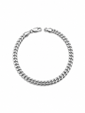 Silver Cuban Link Bracelet