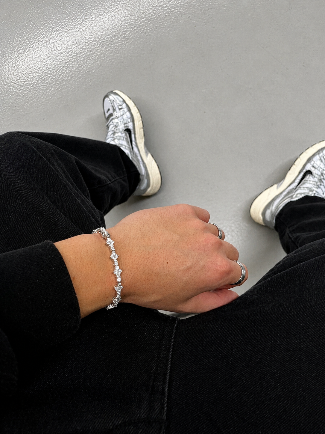 Moissanite Crown Bracelet