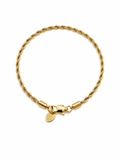 Gold Plated Rope Bracelet