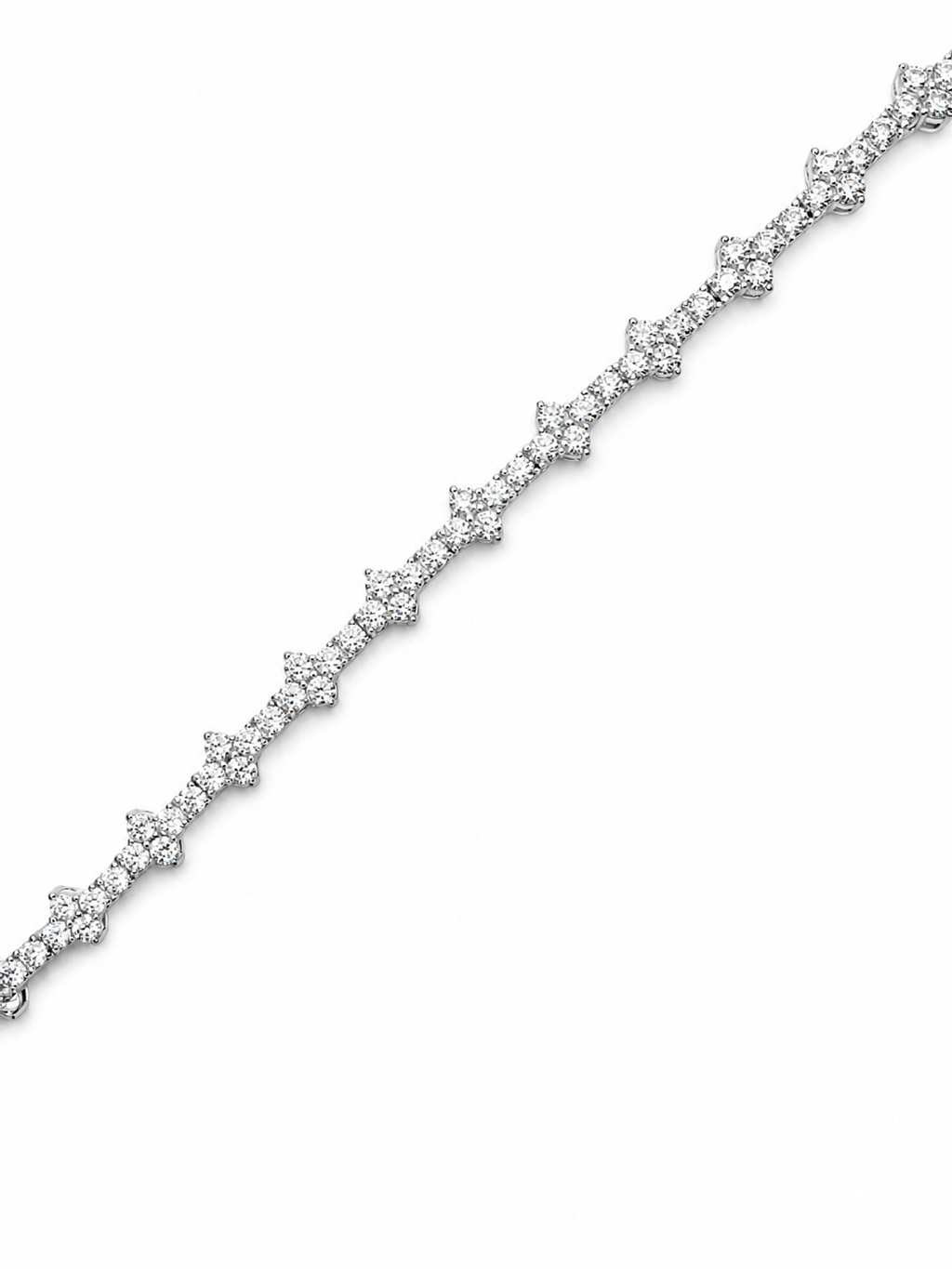 Moissanite Crown Bracelet