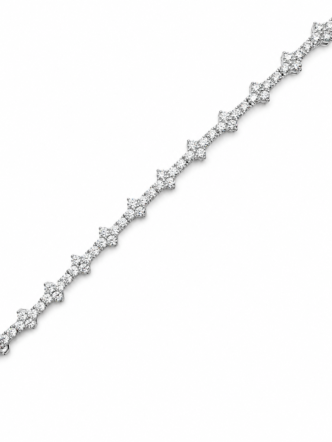 Moissanite Crown Bracelet