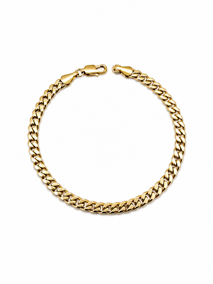 Gold Plated Cuban Link Bracelet