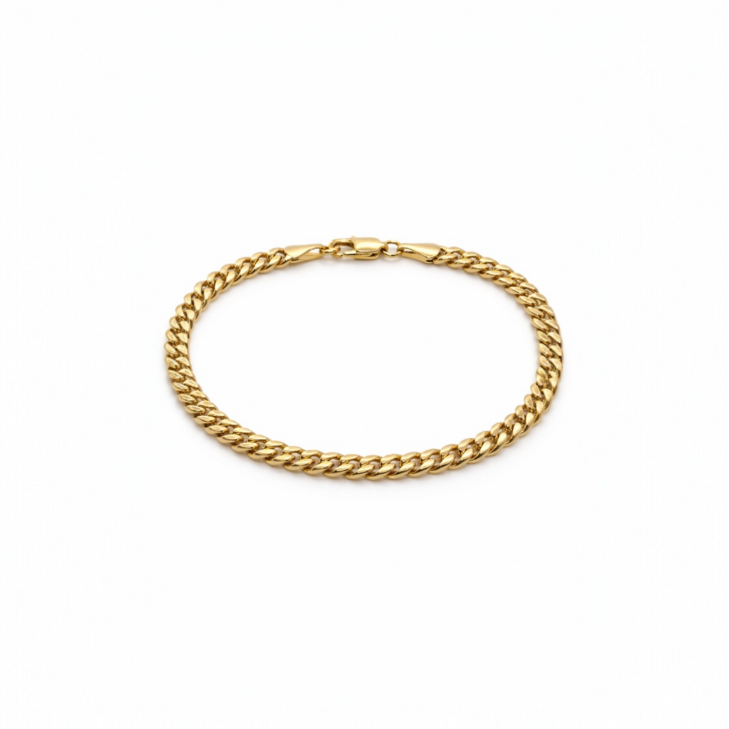 Gold Plated Cuban Link Bracelet