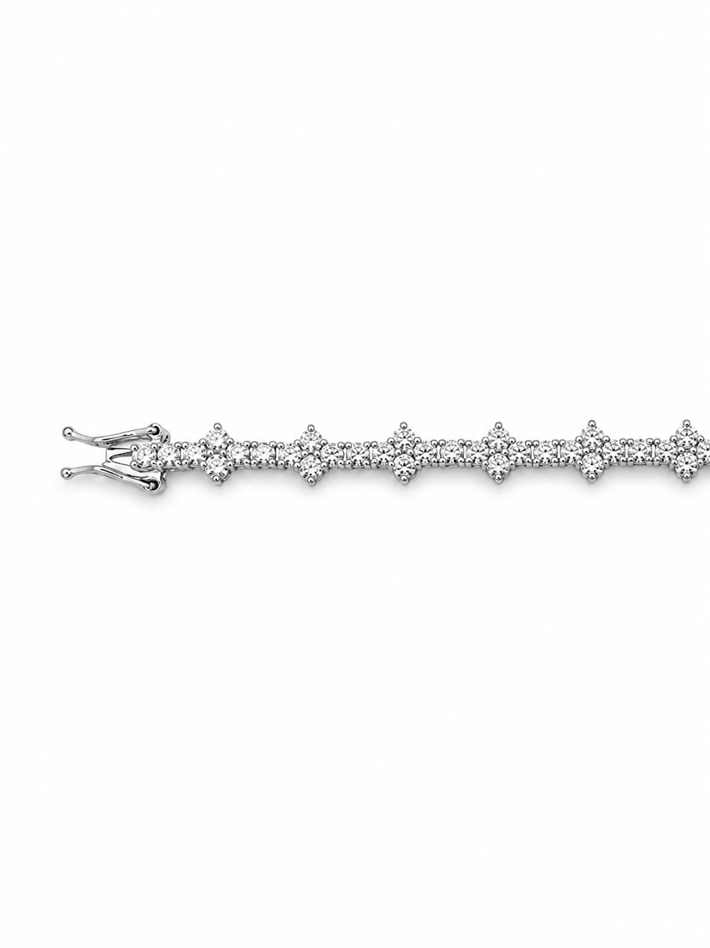 Moissanite Crown Bracelet