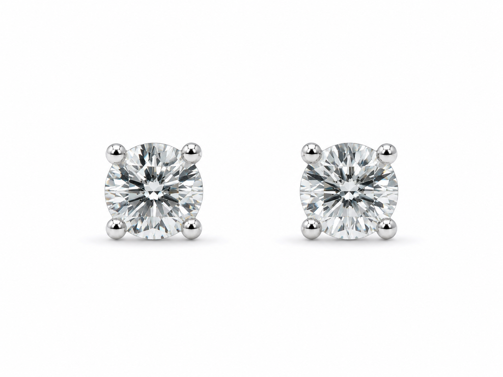 4 Prong Earrings