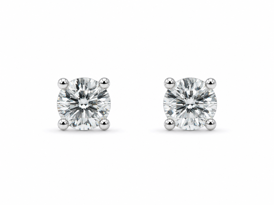 4 Prong Earrings