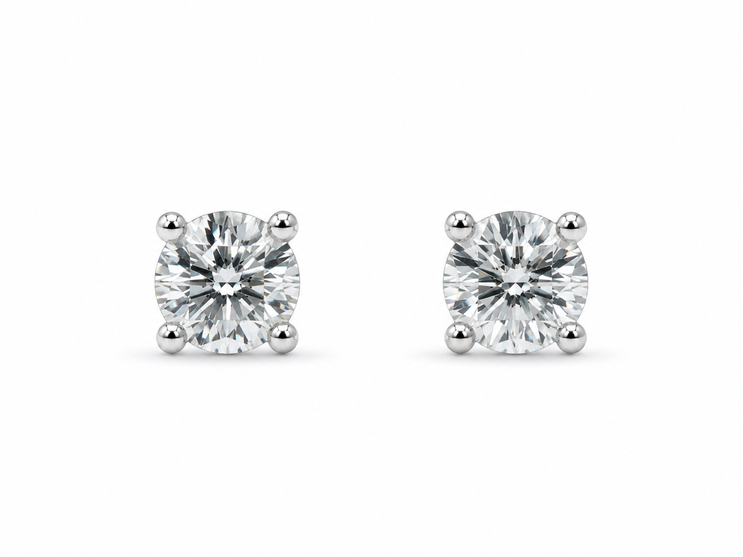 4 Prong Earrings