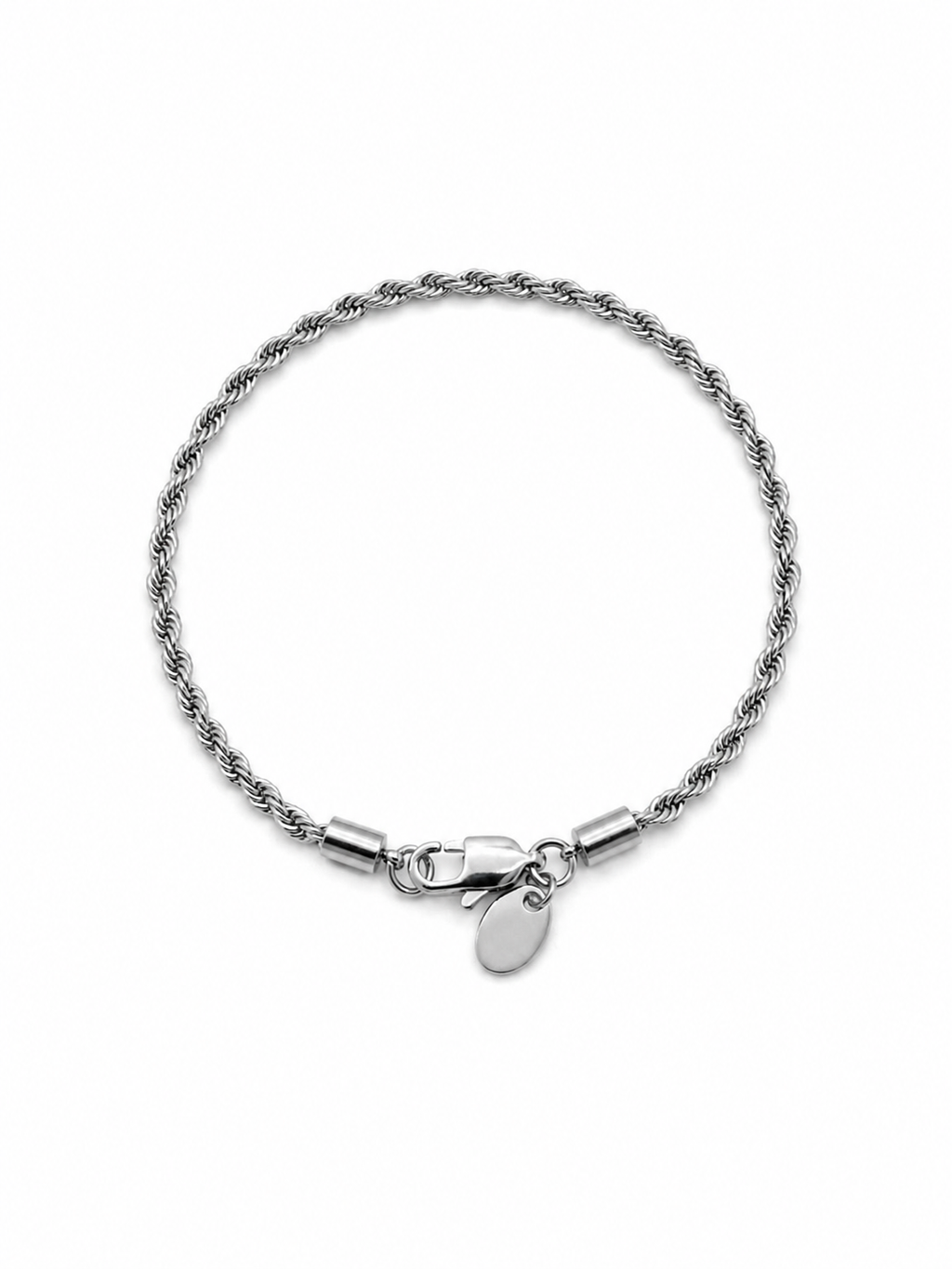Silver Rope Bracelet