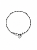 Silver Rope Bracelet