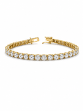 Gold Moissanite Tennis