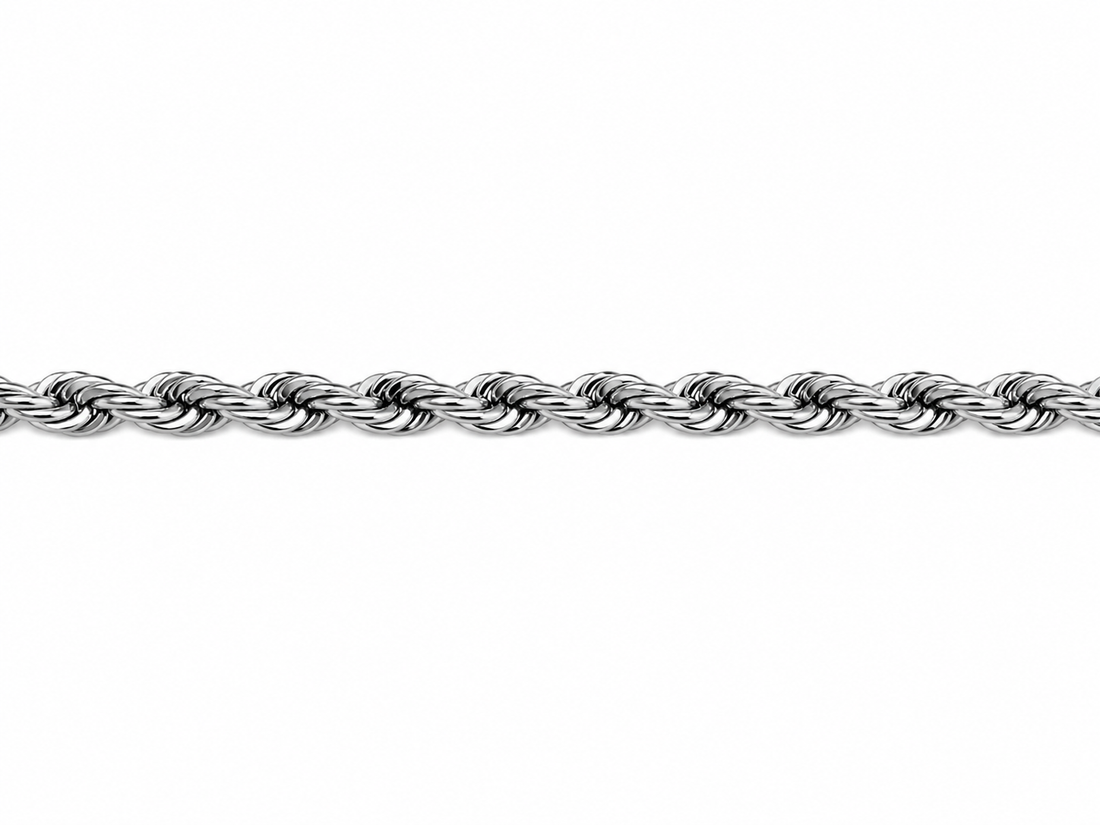 Silver Rope Bracelet