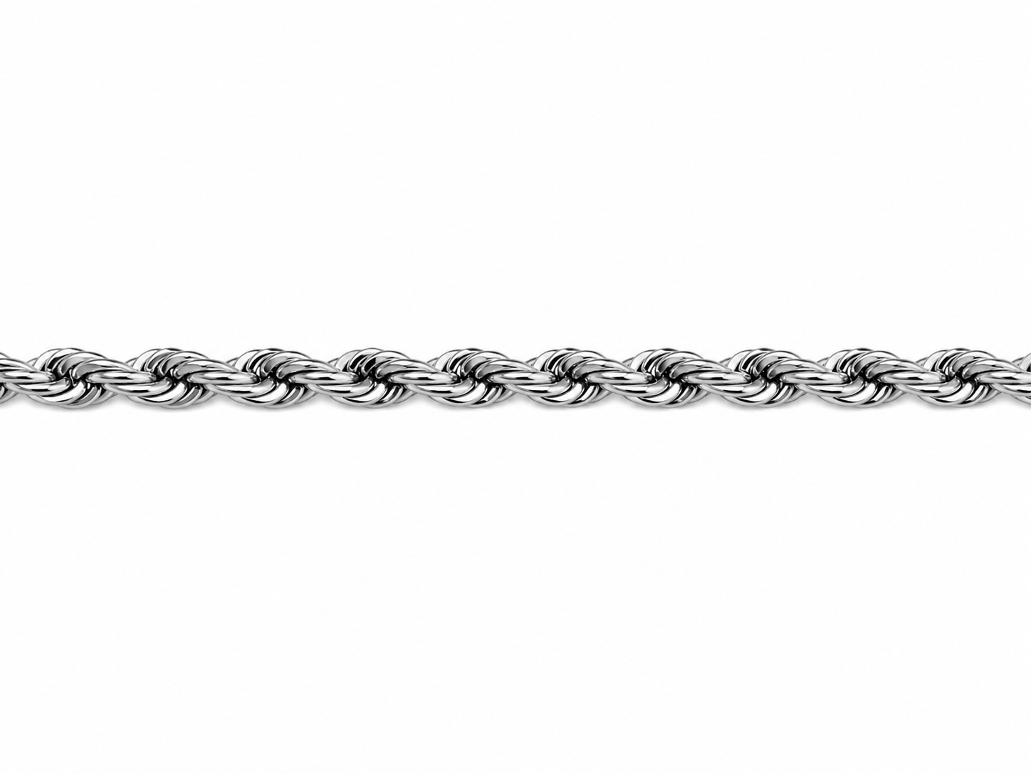 Silver Rope Bracelet