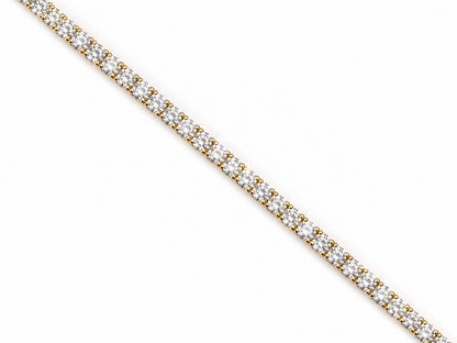 Gold Moissanite Tennis