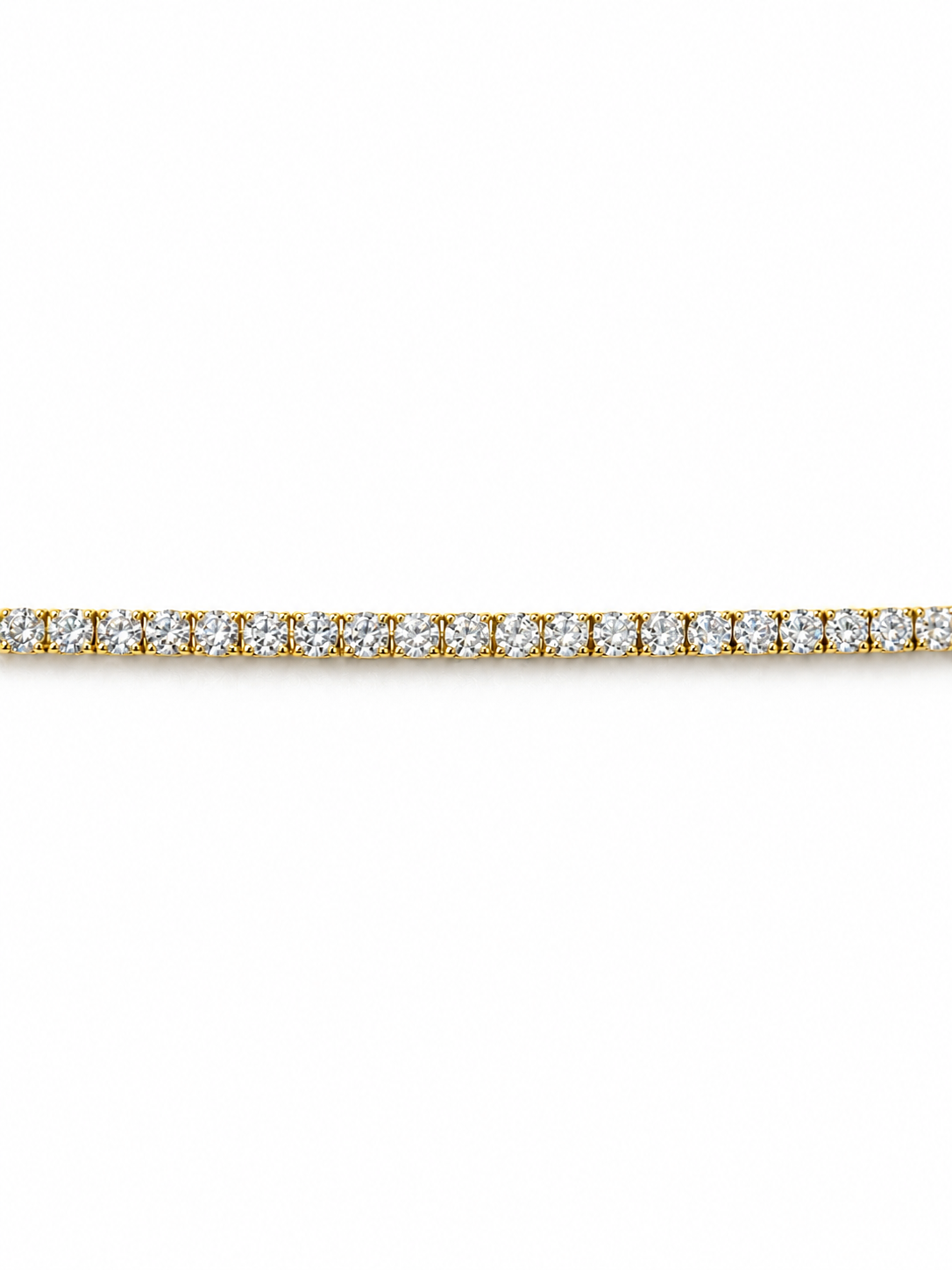 Gold Moissanite Tennis